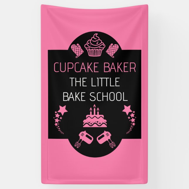 Cupcake Baking Course Banner (Vertical)