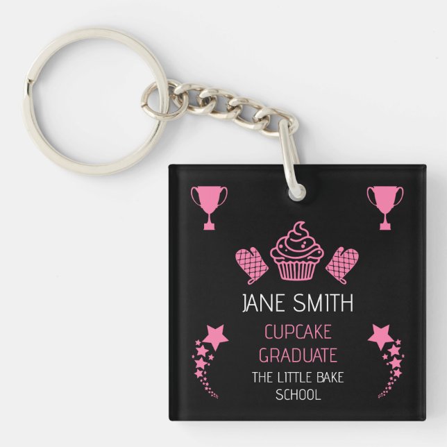 Cupcake Baking Course Key Ring (Front)
