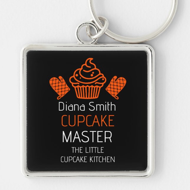 Cupcake Baking Course Key Ring (Front)