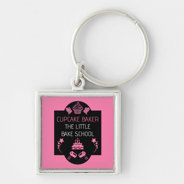 Cupcake Baking Course Key Ring (Front)