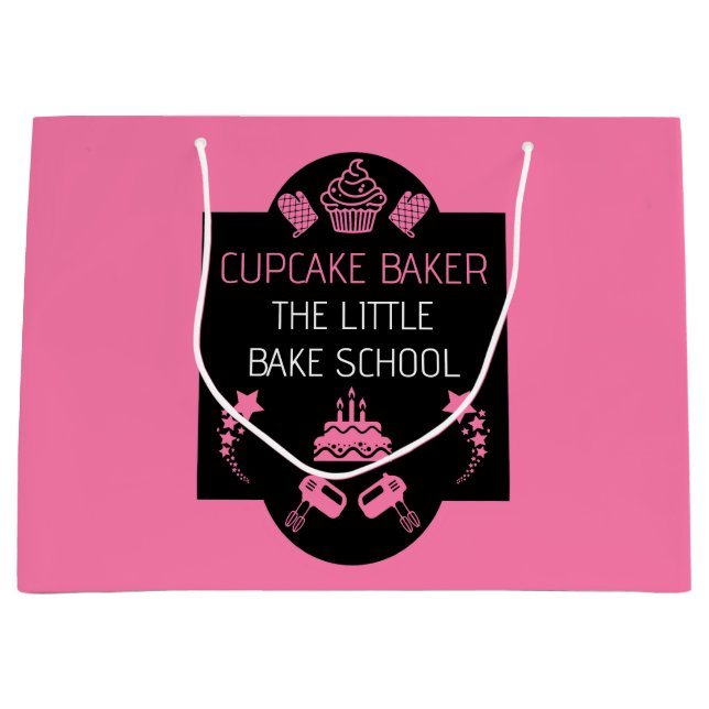 Cupcake Baking Course Large Gift Bag (Front)