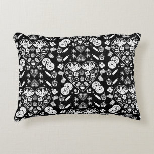 Cupcake Baking Folk Art Decorative Cushion
