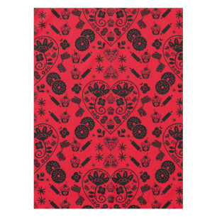 Cupcake Baking Folk Art Tablecloth