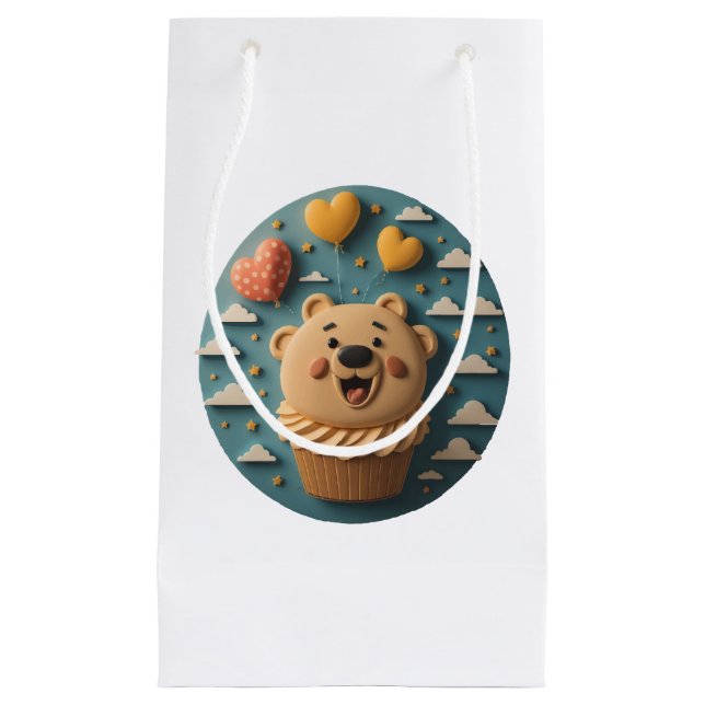 Cupcake bear Gift Bag (Front)