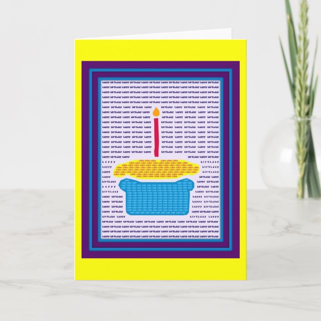 cupcake birthday card (Front)