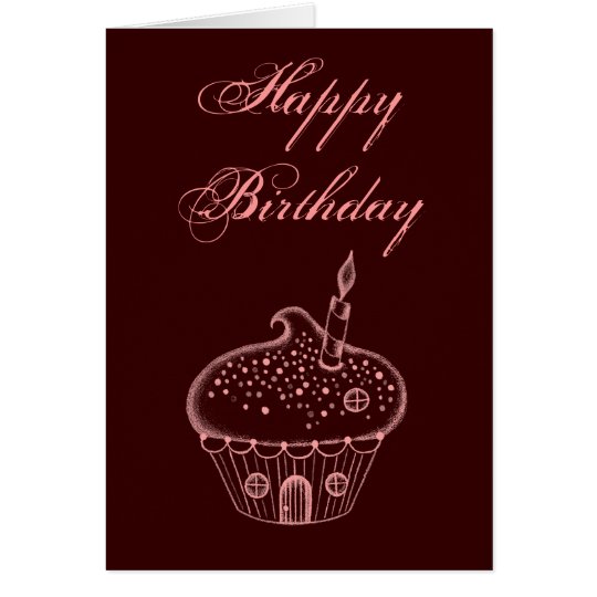 Cupcake Birthday Card