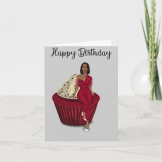 Cupcake birthday card