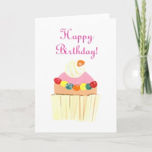 Cupcake Birthday Card