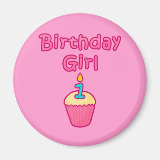 Cupcake Birthday Girl 1 Magnet