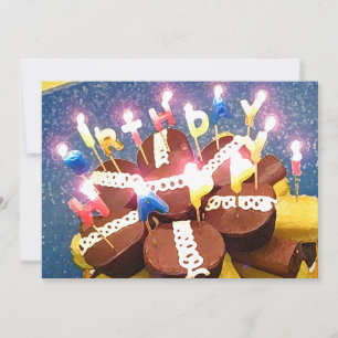 Cupcake Birthday Invitation