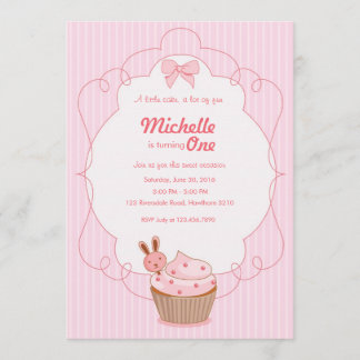 Cupcake Birthday Invitation / Cupcake Invitation