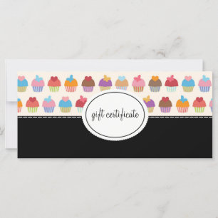 Cupcake Boutique Style Gift Certificates