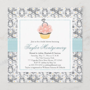 Cupcake Bridal Shower Invitations