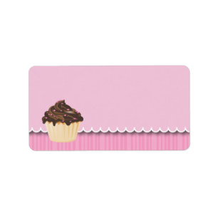 Cupcake Business Address Labels