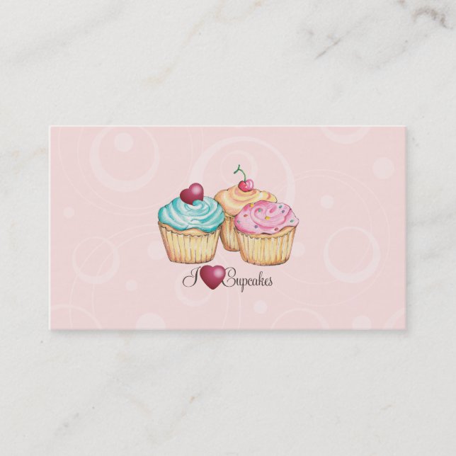 cupcake business card (Front)