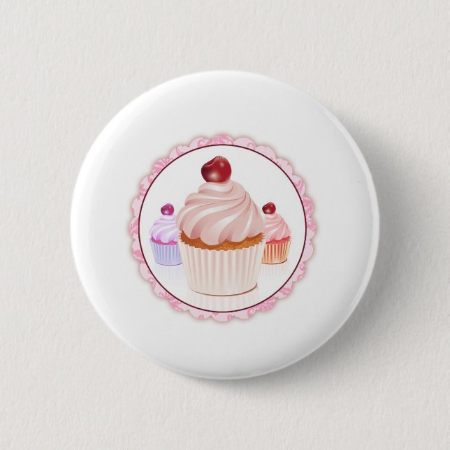 Cupcake Button (Front)