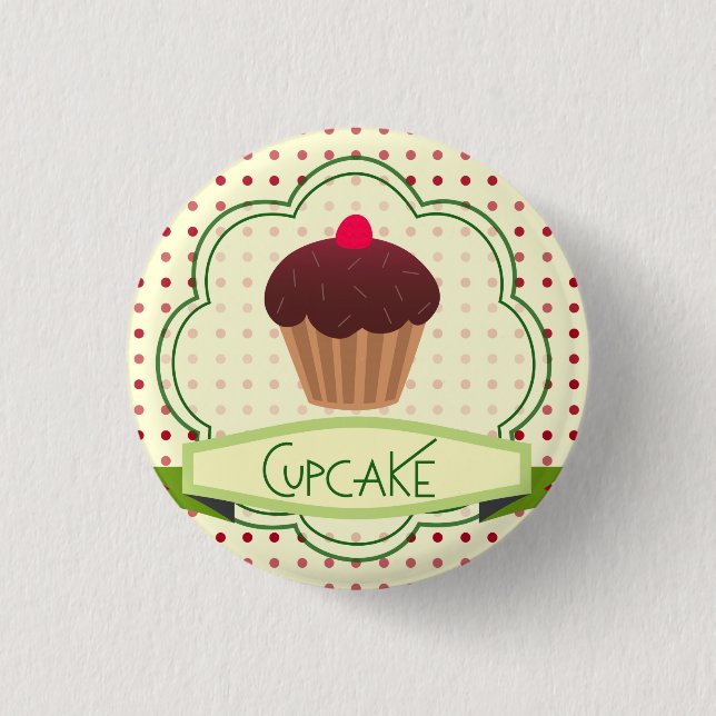 Cupcake Button (Front)