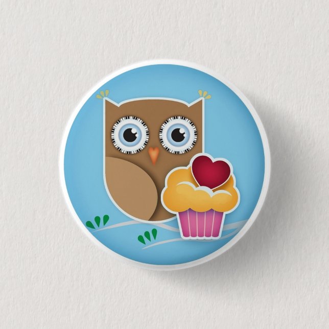 Cupcake Button (Front)