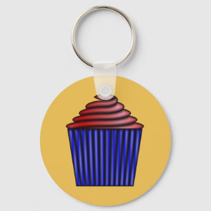 Cupcake by Kenneth Yoncich Key Ring