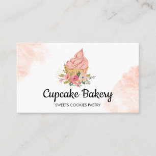 Cupcake Cake Baker Pastry Chef Business Card