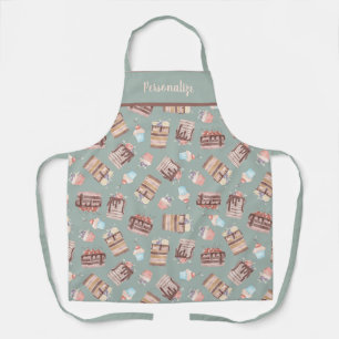 Cupcake Cake Dessert Pattern Women's Cooking Apron