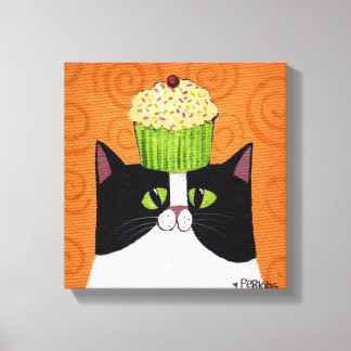 Cupcake Cat Canvas Print
