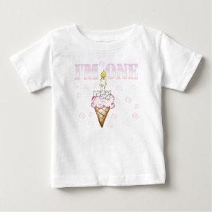 Cupcake Cone I'm One Baby T-Shirt