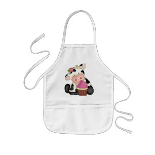 Cupcake Cow apron