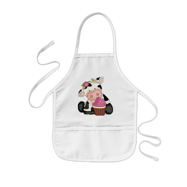 Cupcake Cow apron (Front)