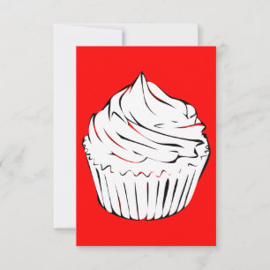 cupcake curls invitation