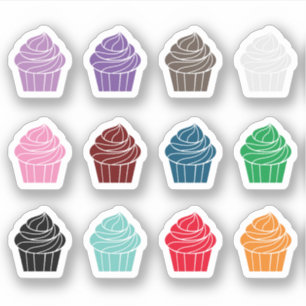 Cupcake Custom Colour Cute Cakes