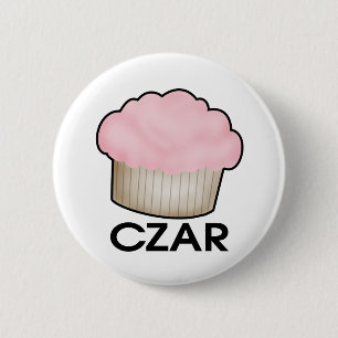 Cupcake Czar 6 Cm Round Badge