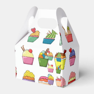 Cupcake  Design Party Favour Box