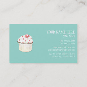 Cupcake Dessert Baking Bakery Business Package Business Card
