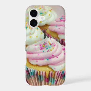 Cupcake Dessert Cake Art in Pink Phone Case