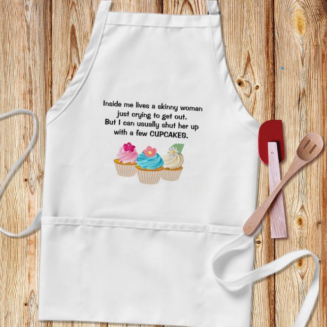Cupcake Diet Humour Apron (Creator Uploaded)