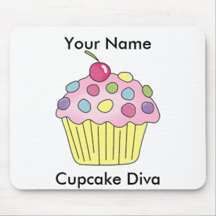 Cupcake Diva Mousepad