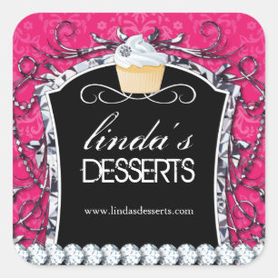 Cupcake Diva - Packaging Stickers