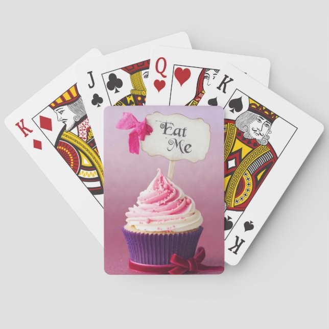 Cupcake - Eat Me Playing Cards (Back)