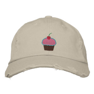 Cupcake Embroidered Hat
