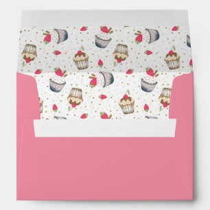 Cupcake Envelope – Cute Pink Mailing Accessory for