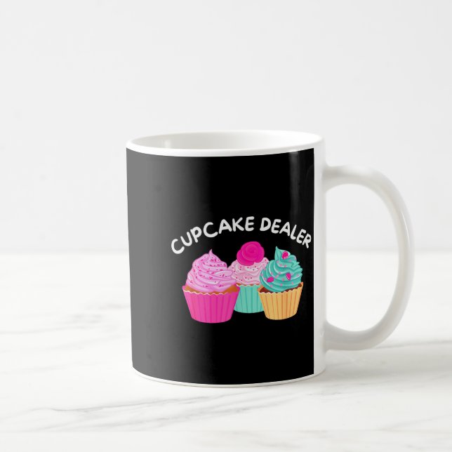 Cupcake Er - Funny Cupcake Baker Pastry Baking Gif Coffee Mug (Right)