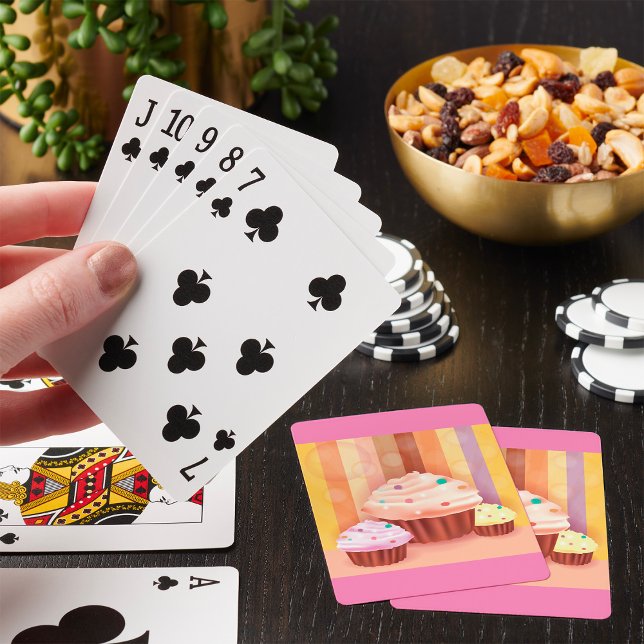 Cupcake Fantasy Colourful Sweet Treats  Playing Cards (Creator Uploaded)