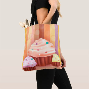 Cupcake Fantasy Colourful Sweet Treats  Tote Bag