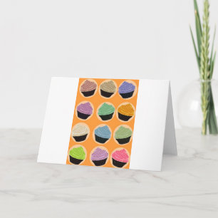 Cupcake Flavours Card