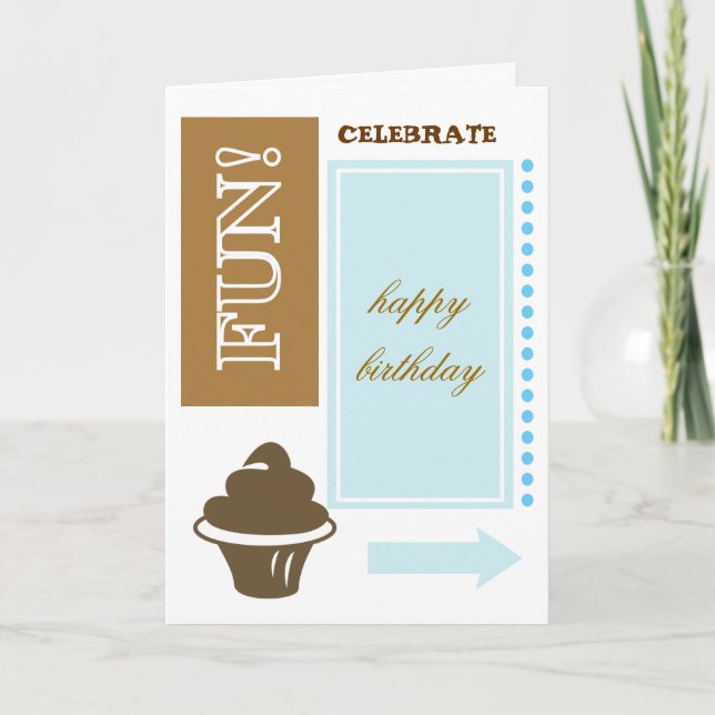 Cupcake Fun Card (Front)