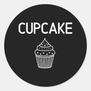 Cupcake Funny Joke Sarcastic Family Classic Round Sticker
