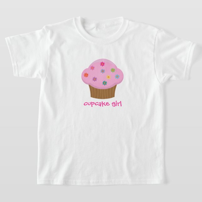 Cupcake Girl T-Shirt (Laydown)