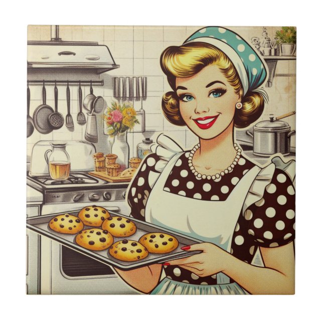 Cupcake Girl Tile (Front)