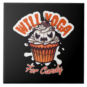 Cupcake Halloween idea for Moms Yoga Tile